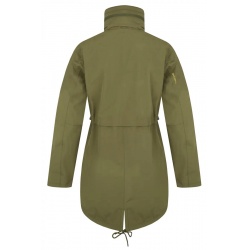 Husky Nevr L khaki damska vodeodolna hardshell outdoorova bunda kabatek 15000 1