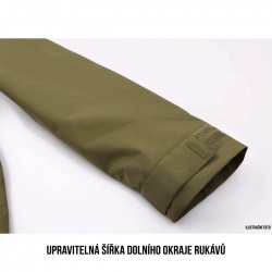 Husky Nevr L khaki damska vodeodolna hardshell outdoorova bunda kabatek 15000 5