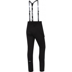 Husky Kixees M cerna panske outdoorove zateplene softshell kalhoty na beh bezky  1