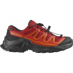 Salomon X Ultra GTX J biking red black 477458 detske nizke nepromokave boty