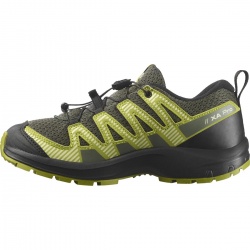 Salomon XA Pro V8 J 477299 urban chic black dark citron detske nizke prodysne boty 1