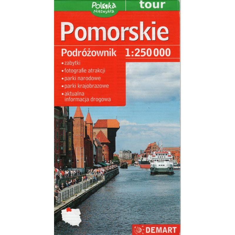 DEMART Województwo Pomorskie Pomorske vojvodstvi 250 000 automapa