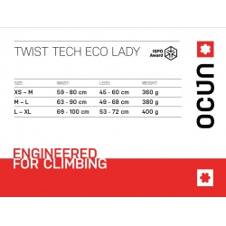 _Ocun Twist Tech Eco Lady damsky sedaci uvazek zmereno