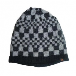 Mercox Zimni pletena cepice cerna seda unisex