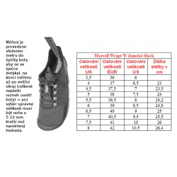 _Merrell Wrapt W black black J037754 damske nizke trekove barefoot boty zmereno