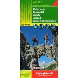 Freytag & Berndt WK 322 Wetterstein, Karwendel, Seefeld, Leutasch, Garmisch-Partenkirchen 
