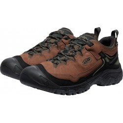 Keen Targhee IV WP M bison black panske nizke nepromokave kozene trekove boty 5
