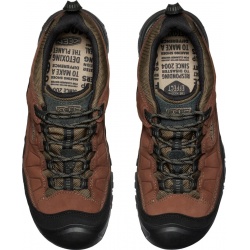 Keen Targhee IV WP M bison black panske nizke nepromokave kozene trekove boty 6