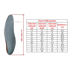 _Keen KS86 M dark earth black panske nizke prodysne mestske boty zmereno