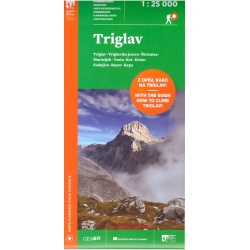 Geodetski Triglav 25 000 turisticka mapa