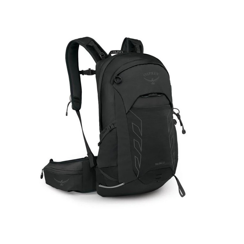 Osprey Talon 22l Extended Fit turisticky batoh pro silnejsi postavu black coal