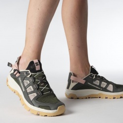 Salomon Techamphibian 5 W peat rainy day 477508 damske sitovane sandaly boty do vody 6