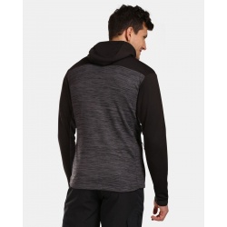 Kilpi Sevelen M cerna TM0204KIBLK panska funkcni sportovni mikina s kapuci 1