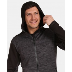 Kilpi Sevelen M cerna TM0204KIBLK panska funkcni sportovni mikina s kapuci 2