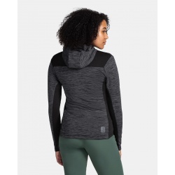 Kilpi Sevelen W cerna TL0203KIBLK damska funkcni sportovni mikina s kapuci 1