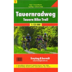 Freytag & Berndt Tauernská cyklostezka (Tauern-Radweg) 1:125 000