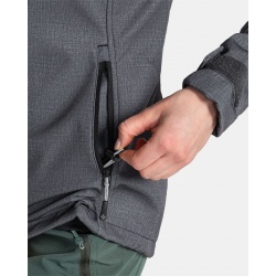 Kilpi Ravia W tmave seda TL0109KIDGY damska softshellova bunda s kapuci  3