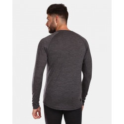 Kilpi Mavora Top M tmave seda UM0505KIDGY panske triko dlouhy rukav 100 Merino vlna 2