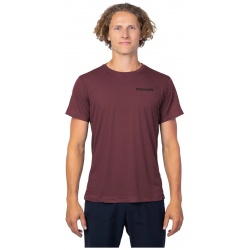 Hannah Wick red mahogany panske funkcni rychleschnouci tricko kratky rukav 3