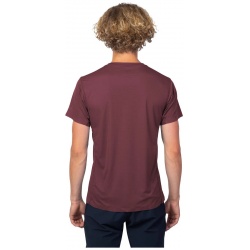 Hannah Wick red mahogany panske funkcni rychleschnouci tricko kratky rukav 4