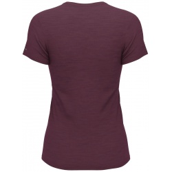 Hannah Cordy red mahogany damske funkcni rychleschnouci tricko kratky rukav 2