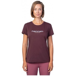 Hannah Cordy red mahogany damske funkcni rychleschnouci tricko kratky rukav 3