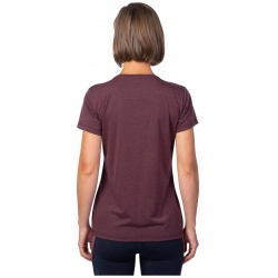 Hannah Cordy red mahogany damske funkcni rychleschnouci tricko kratky rukav 4