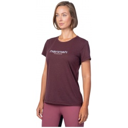 Hannah Cordy red mahogany damske funkcni rychleschnouci tricko kratky rukav 5