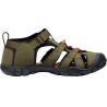 Keen Seacamp II CNX Children dark olive gold flame detske outdoorove sandaly i do vody 3