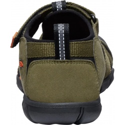 Keen Seacamp II CNX Children dark olive gold flame detske outdoorove sandaly i do vody 4