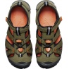 Keen Seacamp II CNX Children dark olive gold flame detske outdoorove sandaly i do vody 6