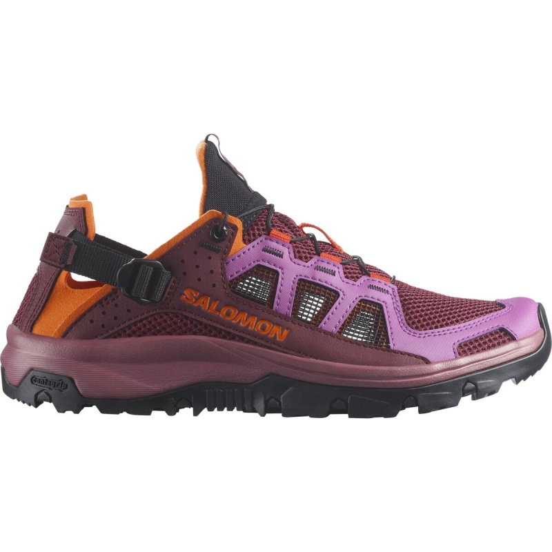 Salomon Techamphibian 5 W tawny port 479654 damske sitovane sandaly boty i do vody 