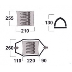 Husky Bizon 4 Plus turisticky stan 10