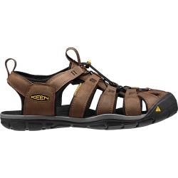 Keen Clearwater CNX Leather M dark earth black panske nizkoprofilove outdoorove sandaly 3