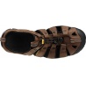 Keen Clearwater CNX Leather M dark earth black panske nizkoprofilove outdoorove sandaly 4