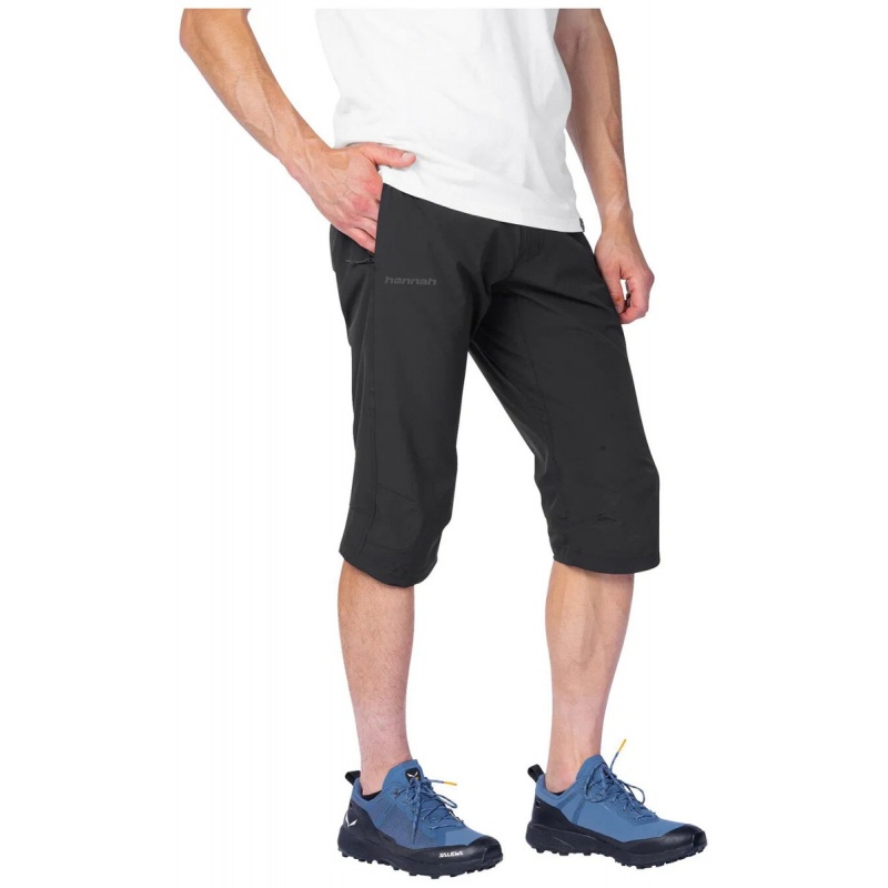 Hannah Binders Capri anthracite panske trictvrtecni turisticke kalhoty