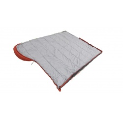 Outwell Campion Lux Burnt orange letni az trisezonni dekovy spaci pytel s kapuci Isofill 2