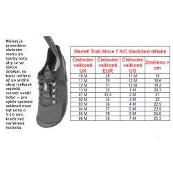 _Merrell Trail Glove 7 A C black teal MK268081 detske junior barefoot boty zmereno