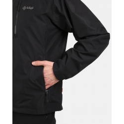 Kilpi Sonna-M cerna YM0105KIBLK panska vodeodolna vetruodolna bunda 3