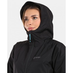 Kilpi Sonna-W cerna YL0105KIBLK damska vodeodolna vetruodolna bunda 3