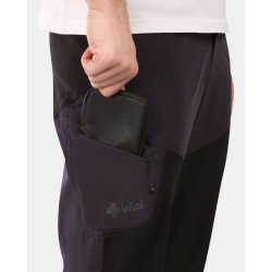 Kilpi Olpra-M cerna YM0406KIBLK panske lehke turisticke trictvrtecni outdoorove kalhoty 2