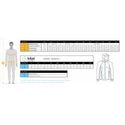 _Kilpi Mamba-M modra YM0101KI panska lehka nepromokava outdoorova hardshell bunda zmereno