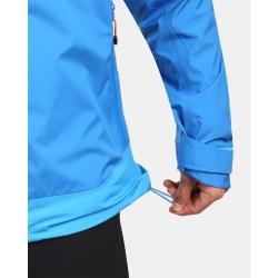 Kilpi Mamba-M modra YM0101KI panska lehka nepromokava outdoorova hardshell bunda 5