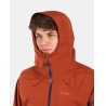 Kilpi Mamba M hneda YM0101KI panska lehka nepromokava outdoorova hardshell bunda 2