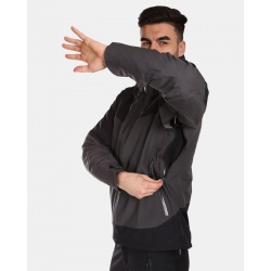 Kilpi Mamba M tmave seda VM0101 panska lehka nepromokava outdoorova sbalitelna bunda 4