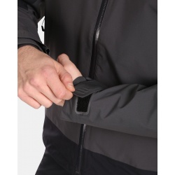 Kilpi Mamba M tmave seda VM0101 panska lehka nepromokava outdoorova sbalitelna bunda 5
