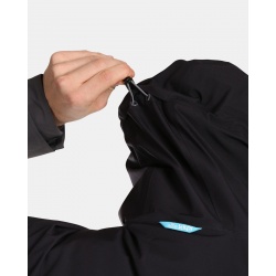 Kilpi Mamba M tmave seda VM0101 panska lehka nepromokava outdoorova sbalitelna bunda 7