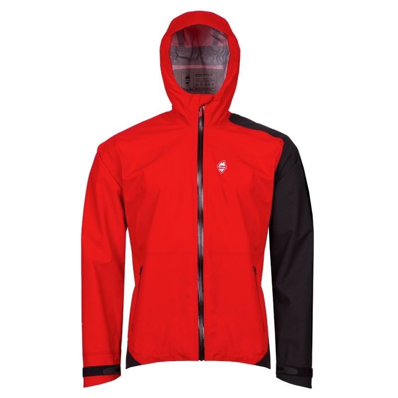 High Point Active 4 Jacket red black panska lehka nepromokava bunda Pertex Shield Air