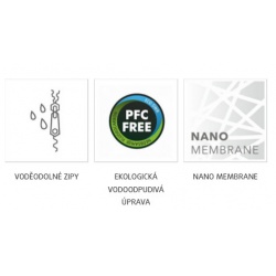 High Point Active 4 Jacket red black panska lehka nepromokava bunda Pertex Shield Air 9