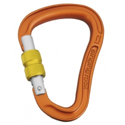 Singing Rock HMS Bora sroubovaci karabina 23 kN zluta